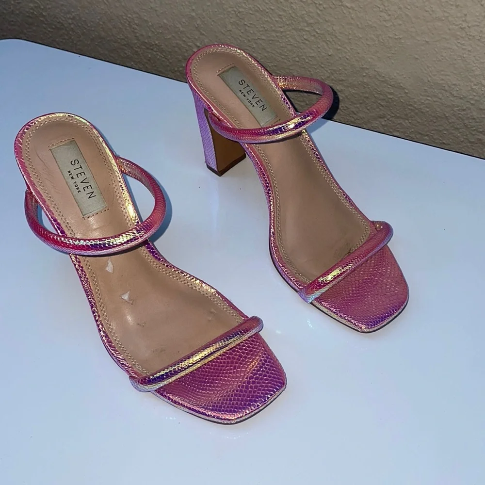 Steven New York Jacee Iridescent SM Sandal - Picture 2 of 9